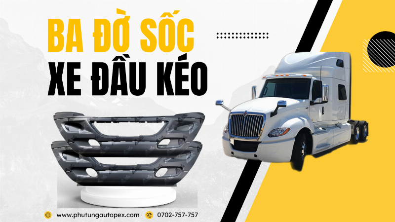 Ba đờ sốc xe tải khác ba đờ sốc xe con như thế nào