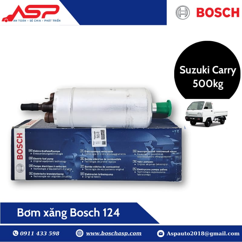 Đánh giá chi tiết bơm xăng Bosch 0580254044, một lựa chọn phổ biến và đáng tin cậy