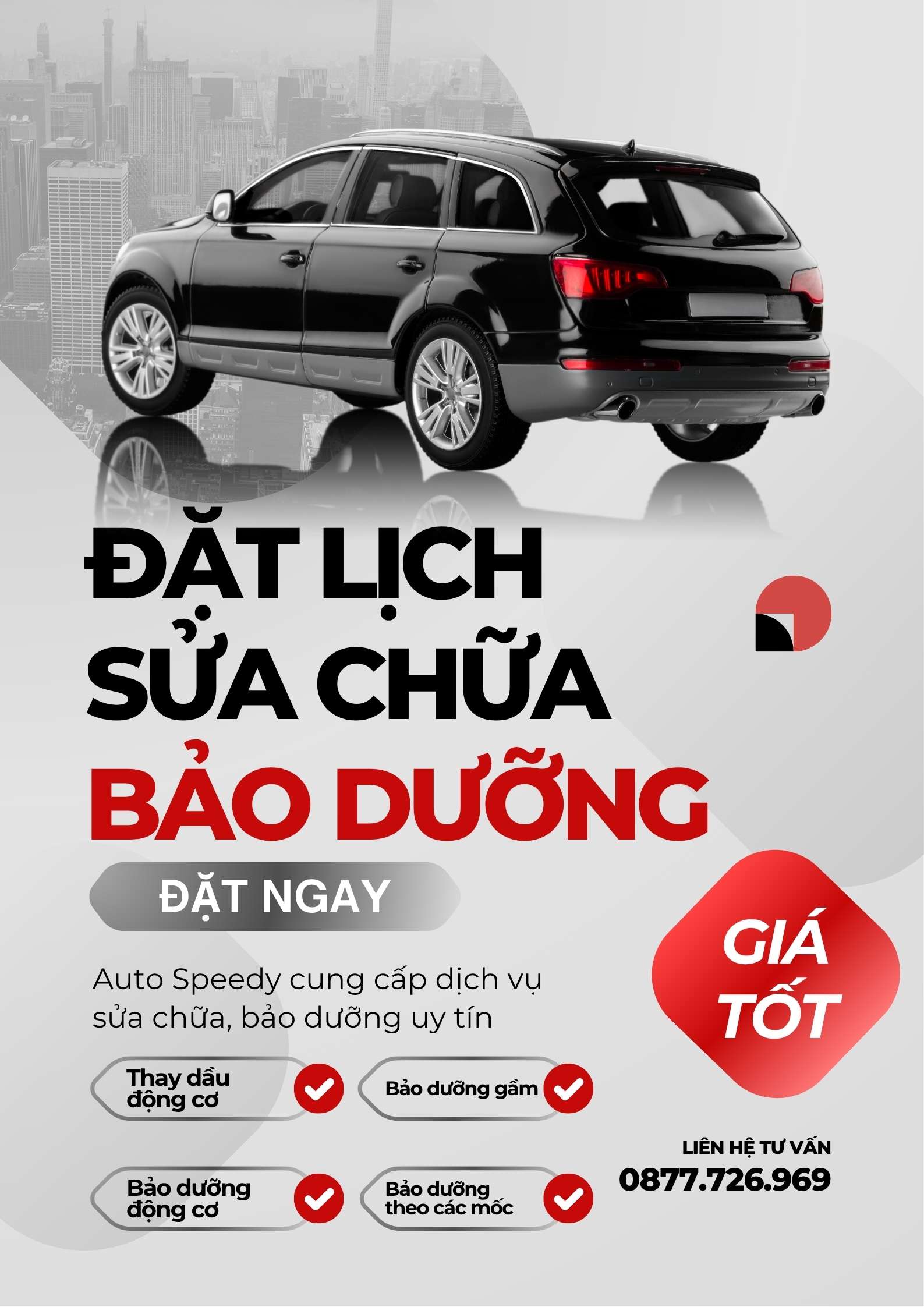 Đặt lịch sửa chữa tại Auto Speedy