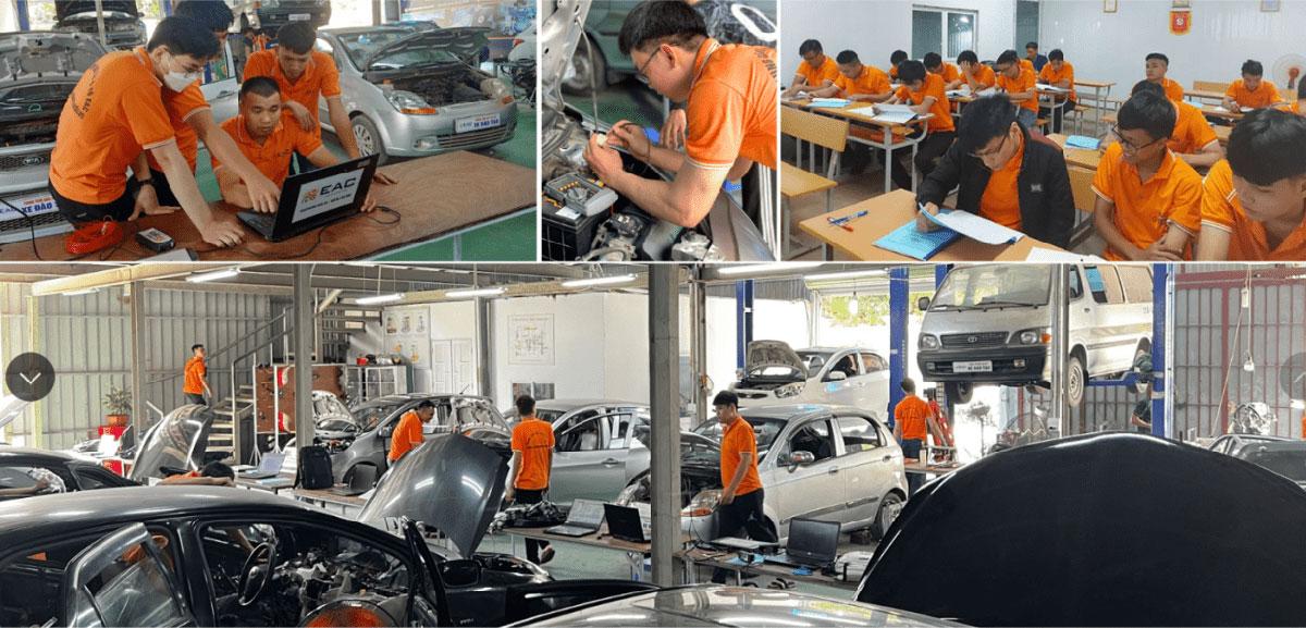 Kỹ thuật viên sửa chữa ECU ô tô chuyên nghiệp