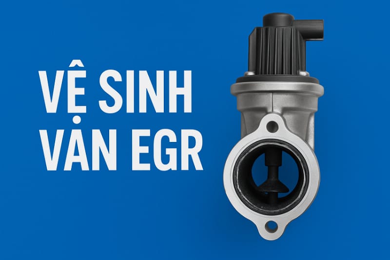 Van EGR bị tắc nghẽn do muội than và cặn bẩn