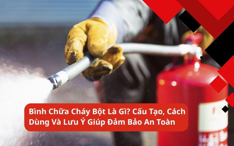 Bình chữa cháy bột khô cho ô tô, an toàn khi có cháy chập điện