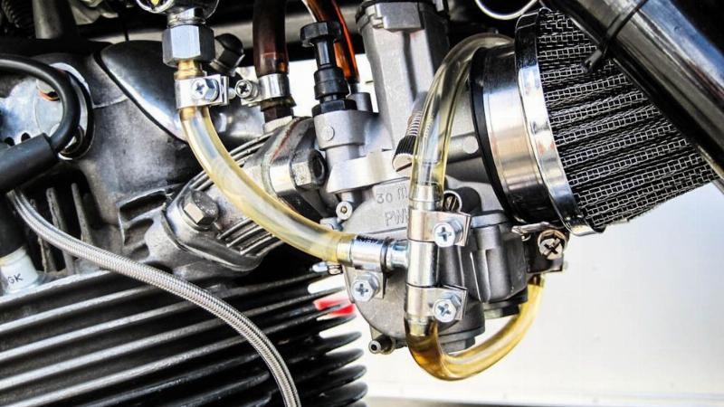 Sơ đồ cấu tạo phao và kim van trong bộ chế hòa khí ô tô, xe máy