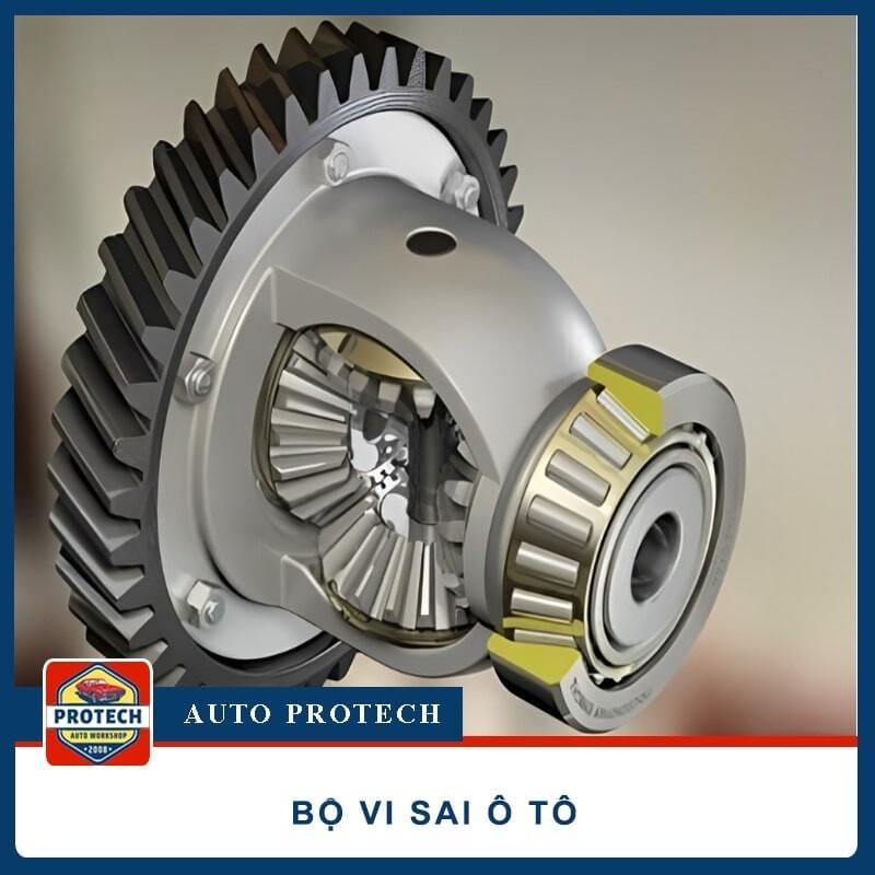 Cấu tạo cầu xe ô tô và bộ vi sai bên trong giúp xe vào cua linh hoạt