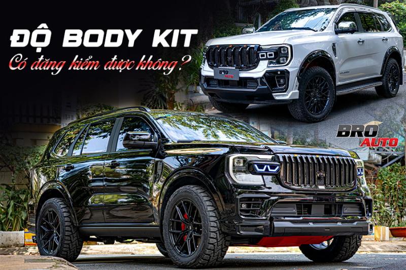 Canh chuyen gia kiem tra xe do body kit tai trung tam dang kiem