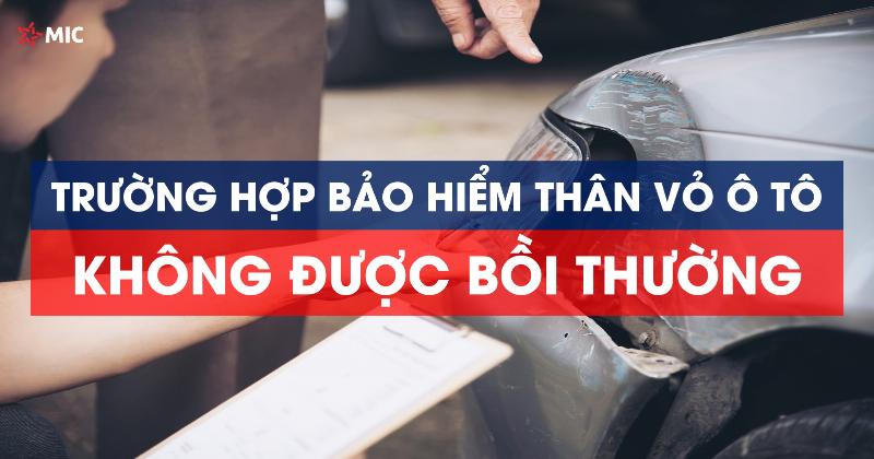 Nội thất ô tô bị hư hỏng do hao mòn tự nhiên không được bồi thường bảo hiểm