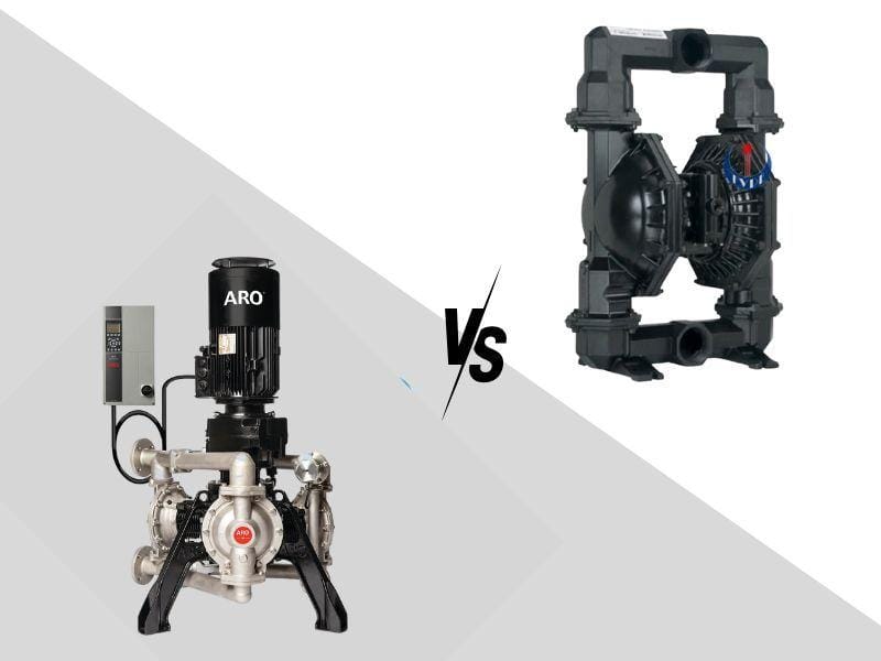 So sánh bơm PE khí nén với các loại bơm khác
