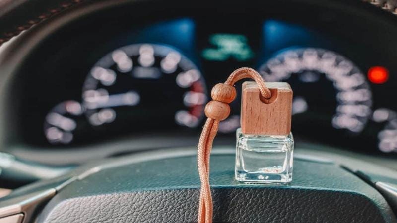 túi thơm ô tô tự làm